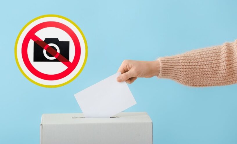 Tomarle foto al voto podría salirle caro