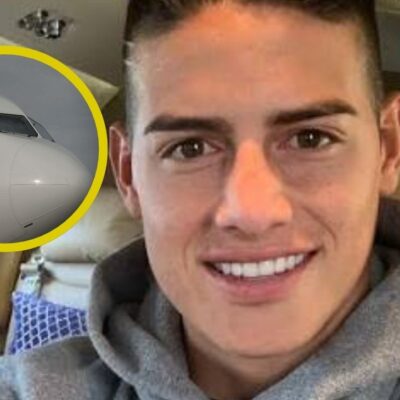 James Rodríguez vivió momentos de tensión antes de despegar: el avión presentó una falla mecánica