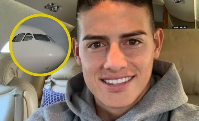 James Rodríguez vivió momentos de tensión antes de despegar: el avión presentó una falla mecánica