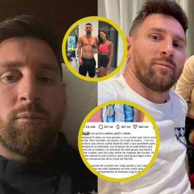 El emotivo mensaje de Lionel Messi tras perder la final del Mundial