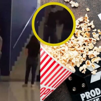 El video de la mujer descubrió a su novio con la amante al llevarla a cine a ver Spiderman