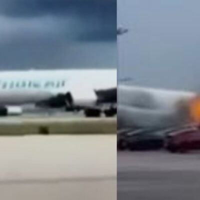 Video del momento exacto del accidente en aeropuerto de Miami