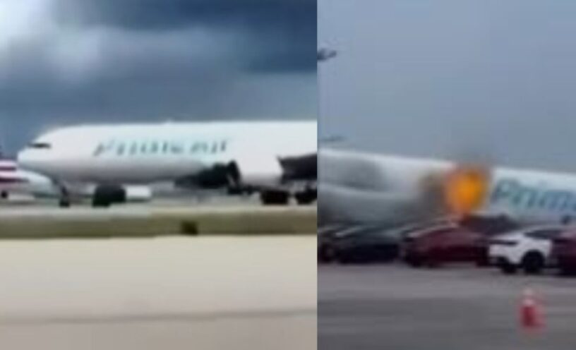 Video del momento exacto del accidente en aeropuerto de Miami