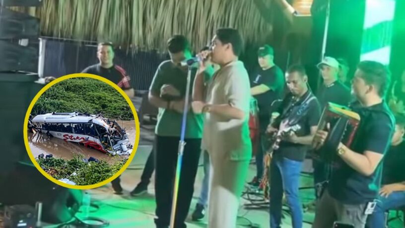 Kbeto Zuleta perdió una pierna y permanece en UCI tras el accidente de su agrupación