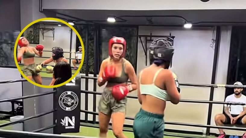Andrea Valdiri golpeó a Alexa Torres durante un sparring y la cucuteña mostró cómo quedó