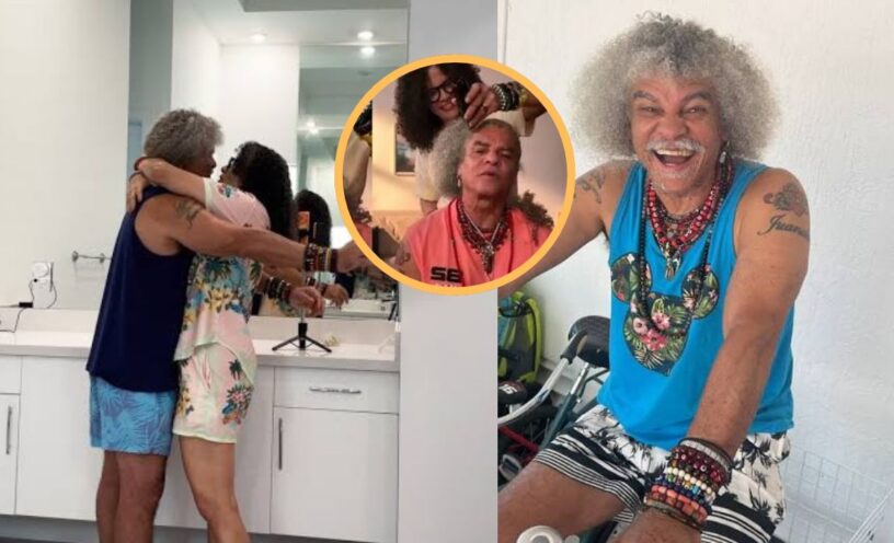 Así quedó el Pibe Valderrama tras raparse y decirle adiós a su melena